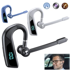 Bluetooth Headset Driver Earphone Wireless Headphone Earbud for Android iOS - Picture 1 of 15