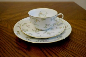 Vtg CAROLUS MAGNUS HUTSCHENREUTHER Hohhenberg Germany Cup/Saucer/Salad Plate Set - Picture 1 of 6