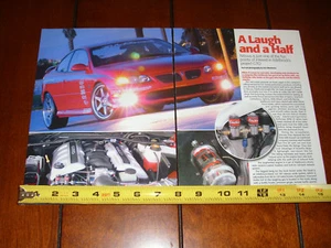 EDELBROCK 2004 PONTIAC GTO  - ORIGINAL 2005 ARTICLE - Picture 1 of 2
