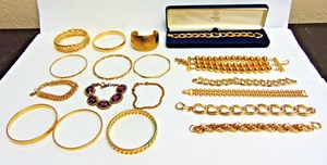 LOT SALE - Costume Jewelry Bracelet - 25 Total - Assorted Styles and Colors - Bild 1 von 9
