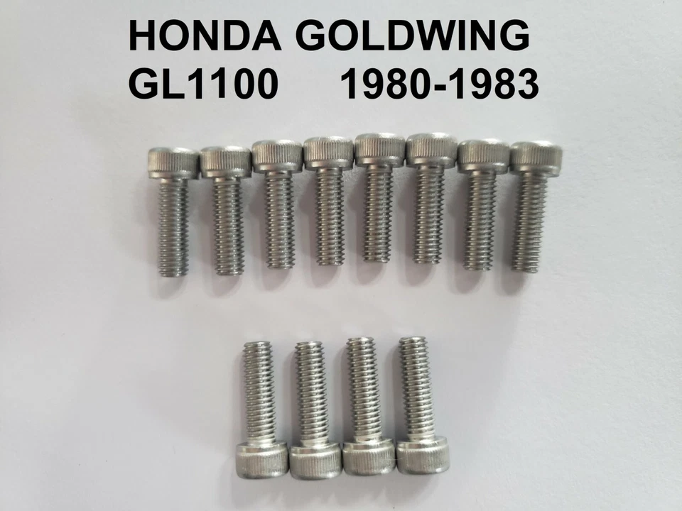 Honda Goldwing GL1100 80-83 SS Carburetor Carb Float Bowl Screws - Image 1 of 1