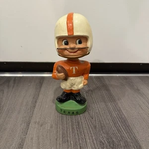 Vintage University Of Texas UT BOBBLEHEAD NODDER 1960s Longhorns *READ DAMAGE* - Picture 1 of 15