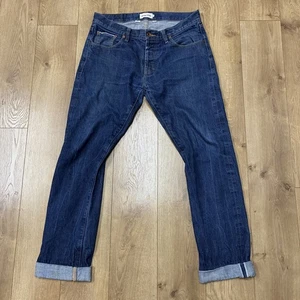 Taylor Stitch Herren Slim Jeans in Rinsed Dunkelblau Organic Selvage, Größe 32 - Bild 1 von 12
