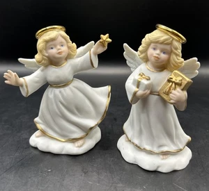 Figurine Angeli Vintage (2) Ali Aloni Dorati Collezioni Georgette Celia - Foto 1 di 9