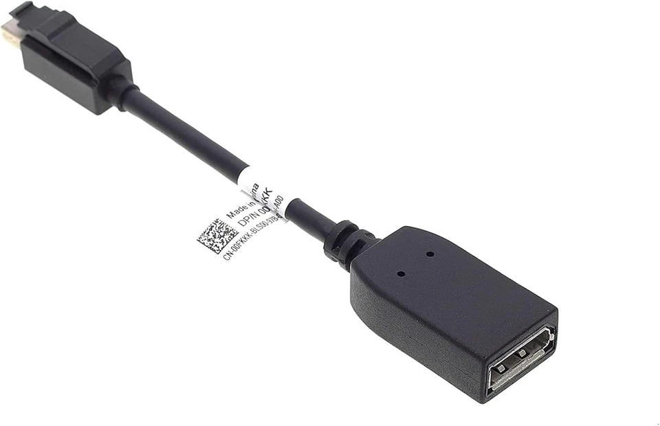 Dell Adapter - Mini DisplayPort To DisplayPort - Male To Female 00FKKK, New - Image 1 of 1