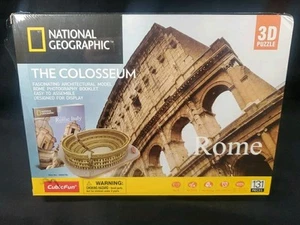 3D Foam Board Puzzle & book National Geographic Rome The Colosseum Cubic Fun New - Picture 1 of 5