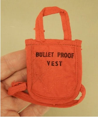 复古 1972 孩之宝 GI Joe AT #7375 秘密特工红色“子弹精制”背心 C7 — 第 1/4 张图片