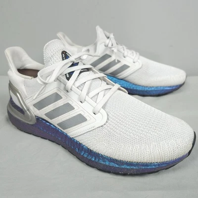 Adidas Ultraboost 20 Shoes Women Size 11 Grey Blue Purple ISS National Lab Boost - Image 1 of 4