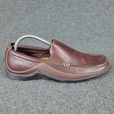 Mocasines sin cordones venecianos Cole Haan Tucker para hombre EE. UU. 10 M marrón C04059 ***LEER Foto 1 de 4