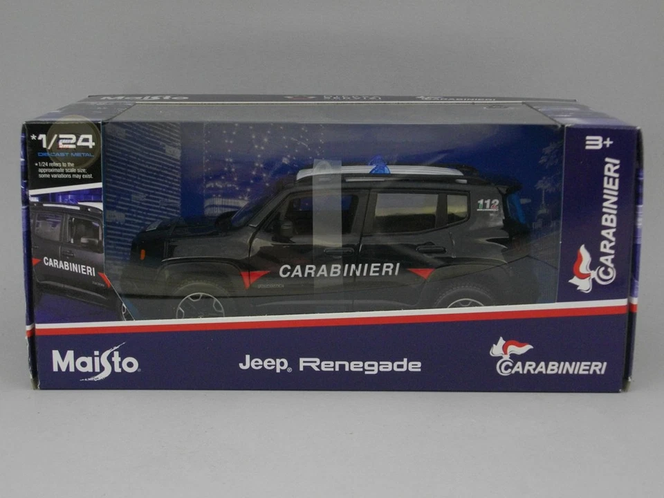 Jeep Renegade Carabinieri - Maisto 1:24 - MA31520CA - Immagine 1 di 1