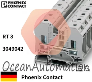 New  25pcs Phoenix Terminal Block 3049042 RT 8 traight-through Terminal - Picture 1 of 3