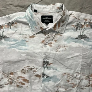 Rodd & Gunn Original Fit italienischer Stoff Kurzarm Hemd mit Knopfleiste 2XL - Bild 1 von 14