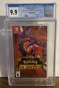 Pokemon Scarlet - Nintendo Switch - CGC Graded 9.9 A++, Y-Fold - Picture 1 of 2