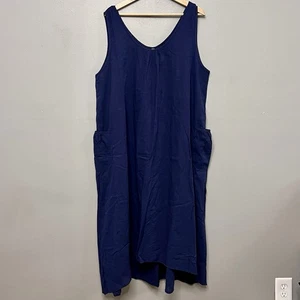 Nuevo con etiquetas Maxi Vestido Anself Para Mujer Talla Grande Azul Marino Cambio con Bolsillos de Parche 2XL - Imagen 1 de 11