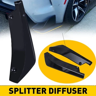 光滑后黑色保险杠分离器扩散器卡纳适用于 Optima 起亚 Forte Stinger — 第 1/4 张图片