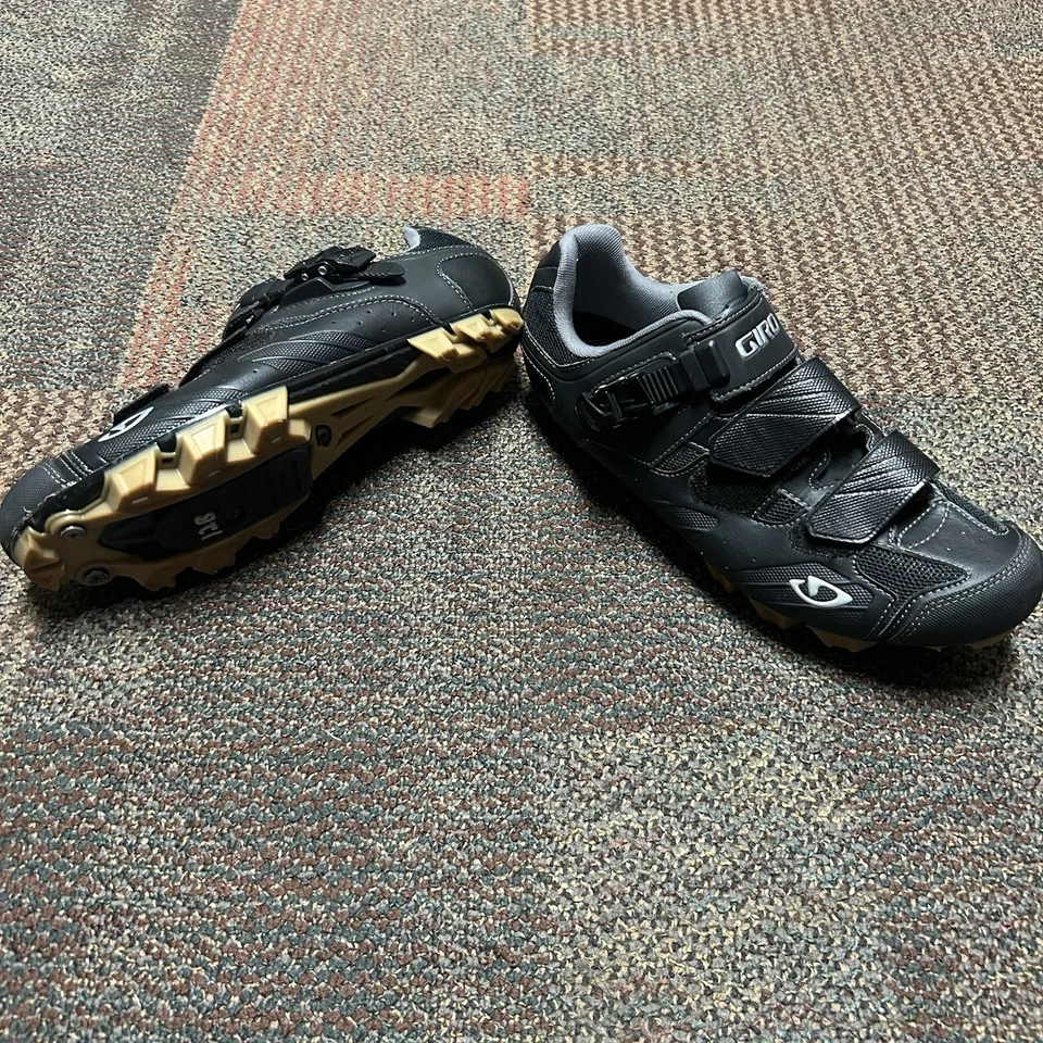 GIRO Privateer R HV Ciclismo Bicicleta Zapatos Para Hombre Talla US 11 EU 45 Negro N-1 Hebilla Foto 1 de 4