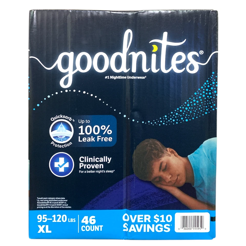 Goodnites Leak-Free Nighttime Beddwetting Underwear for Boys - Image 1 of 1