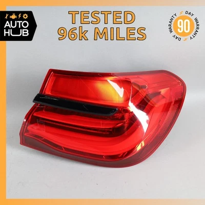 Lámpara de luz interior trasera derecha LED BMW G12 740Li 750i 16-19 con moldura OEM 96k Foto 1 de 4