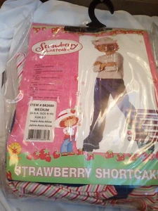 STRAWBERRY SHORTCAKE CHILD COSTUME COSPLAY HALLOWEEN MEDIUM RUBIE'S - Picture 1 of 5