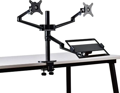 4 arm Height Adjustable Desk Bed Holder Mount Stand fr LAPTOP and Monitor/Tablet - Image 1 of 4