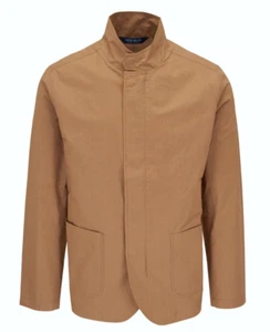 Peter Millar Crown Crafted Mayfair Tan Cotton Full Zip Blazer Jacket Medium $595 - Picture 1 of 5