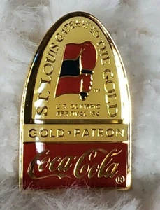 PIN DE COCA-COLA ST. LOUIS 1994 FESTIVAL OLÍMPICO EE. UU. ORO PATRÓN DE COCA-COLA - Imagen 1 de 2