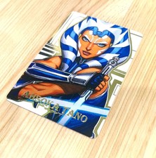 Ahsoka Tano Star Wars Rebels Gold Foil Character Art Trading Card ACG Carddass 