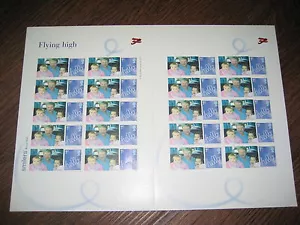 2005 FLYING HIGH HELLO personalized STAMPS GENERIC SMILERS COMPLETE SHEET - Picture 1 of 1