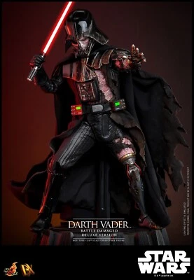 Pre-Sale Hot Toys DX45 1/6 Star Wars Darth Vader Toy Battle Damaged Deluxe Ver. - Image 1 of 4