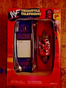 WRESTLING #4 - WWF Wrestler 'Kane' Trimstyle Telephone, 1999, Unused in Box - Picture 1 of 16