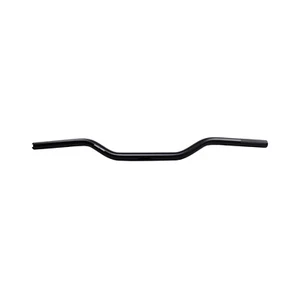 Black 1" Drag Bar Handlebar for Harley Softail Standard Street Bob Low Rider ST - Picture 1 of 8