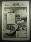 1933 Borden's Eagle Brand Sweetened Condensed Milk Ad - Recipes So Startling