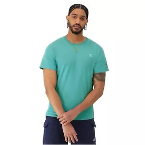 NWT Champion Aqua T-Shirt with Embroidered Logo, sz XL - Picture 1 of 6