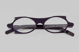 Auténticas gafas Michel Henau KAWACHI 739 48 mm azul marino oscuro púrpura Francia - Imagen 1 de 6