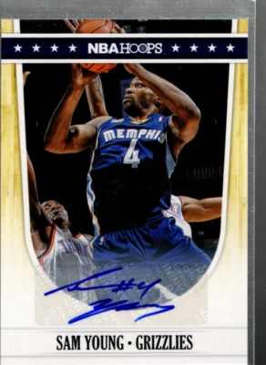 A3948- 2011-12 Hoops Autographs #112 Sam Young Auto - NM-MT - Image 1 of 2