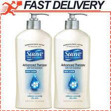 2pk Suave Advanced Therapy Hydrators Skin Lotion Pump For Severely Dry Skin 18oz