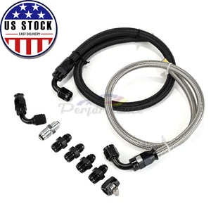 Universal Power Steering Hose Kit For 1950-2000 GM LS Swap Replace - Picture 1 of 9