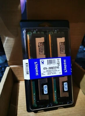 Memory RAM Kingston Fbdimm 4Gb PC2-5300F (Kit 2x2Gb) KTH-XW667LP/4G - Image 1 of 4