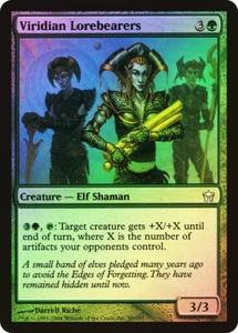 MTG FOIL Viridian Lorebearers - Fifth Dawn #99 - Picture 1 of 1