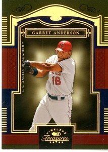 2005 Timeless Treasures Bronze Anaheim Angels Baseball Card #16 Garret Anderson