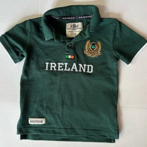 Irish Connexxion  rugby polo shirt. Size 5-6 child. Embroidered bottle green - Picture 1 of 6