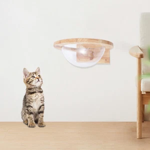 Cat House Set Wall Mounted Cat Climbing Tree Space Capsule Cat Shelves Play Cave - Picture 1 of 24