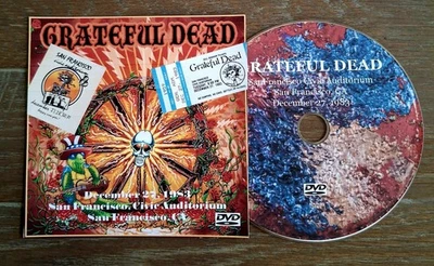 GRATEFUL DEAD DVD 12/27/83 San Francisco Civic Auditorium  - Image 1 of 2