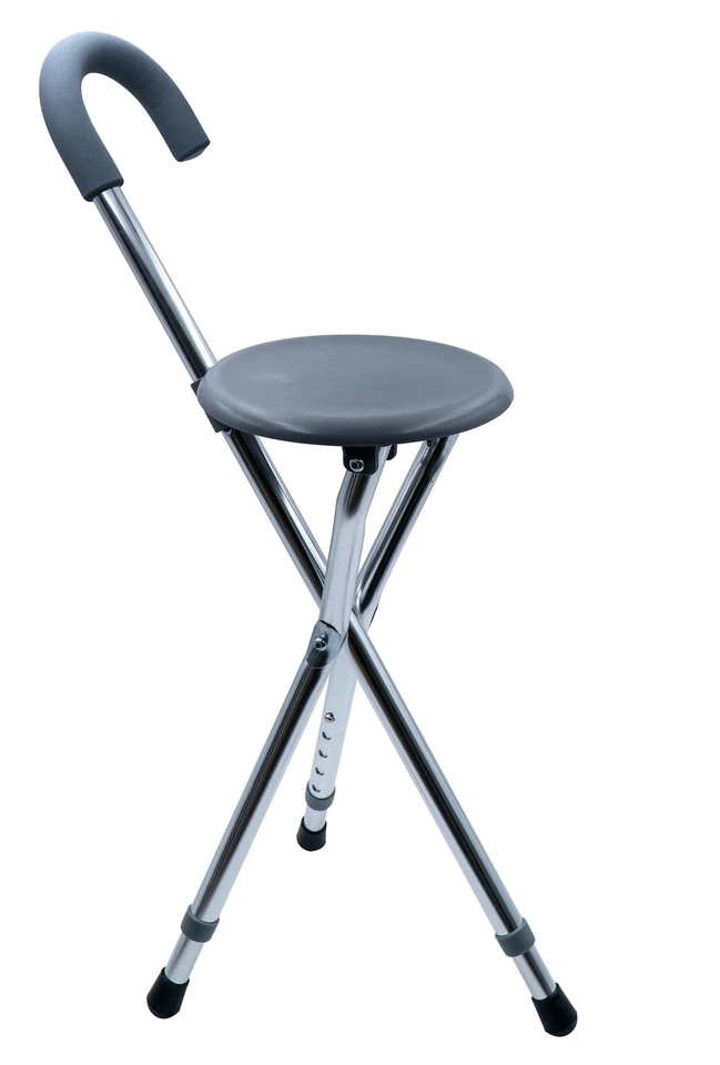 RIDDER Gehstock mit Sitzfläche grau  Gehstock mit Sitzfläche, Gehstock, Gehstock - Bild 1 von 1