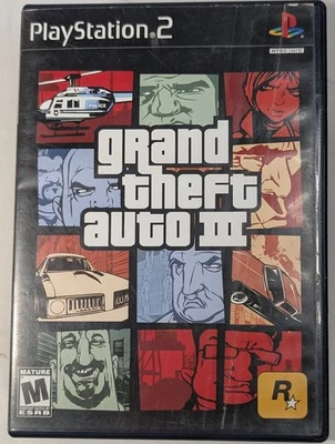Grand Theft Auto III GTA 3 PS2 Sony Playstation 2 Tested and Working no map - Image 1 of 4