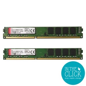 Kingston 16GB RAM Kit 2x8GB KVR16LN11/8 DDR3 SDRAM DIMM SHOP.INSPIRE.CHANGE - Picture 1 of 2