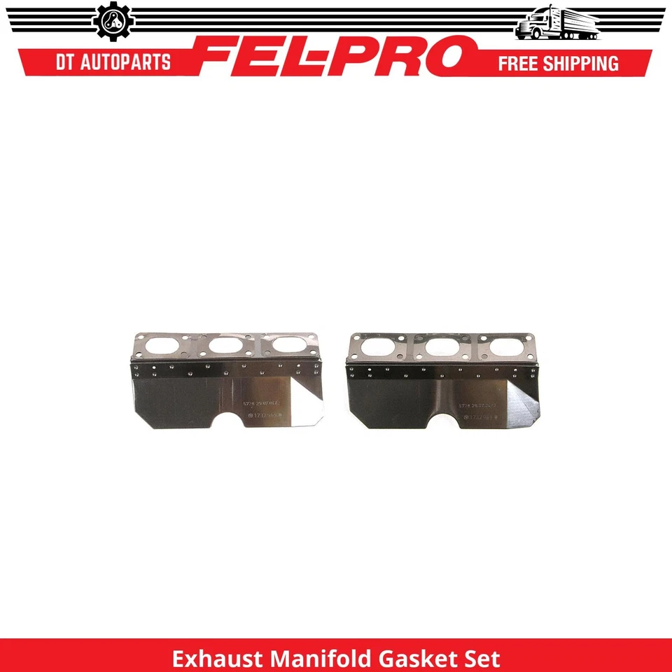 Juego de juntas de colector de escape Fel-Pro 2002 2003 2004 para BMW X5 2001-2006 3,0 L L6 Foto 1 de 1
