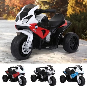 Electric Kids Ride on Motorcycle BMW Liscensed w/ Headlights Music Play Bike 6V - Picture 1 of 34
