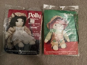 Vintage Titan Patches Polly Pokeberry Mountain Doll Making Kit #1297 & #1289 - Picture 1 of 2