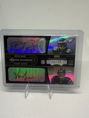 05 Contenders Round Numbers Vincent Jackson Reggie Brown Arrington Shelton 12/25 - Image 1 of 2
